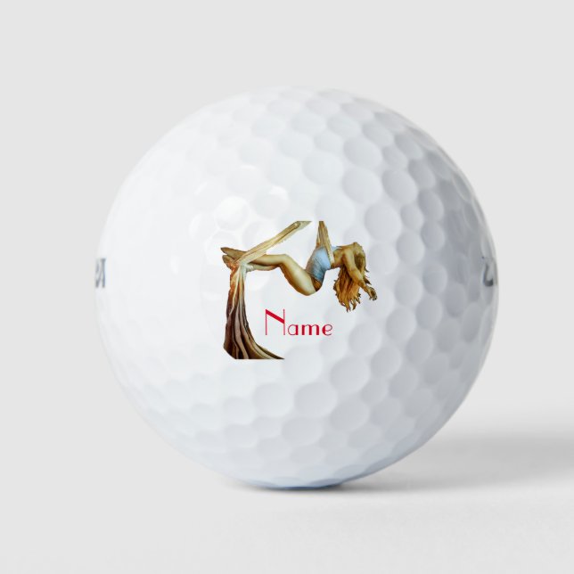 Aerial yoga fitness Thunder_Cove Golf Balls (Front)