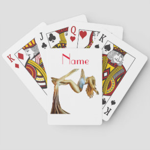 Aerial yoga fitness Thunder_Cove Playing Cards