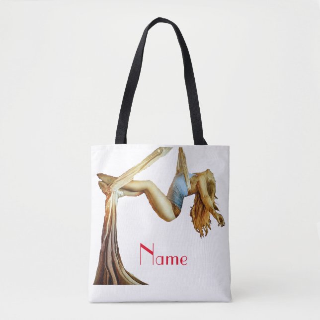 Aerial yoga fitness Thunder_Cove  Tote Bag (Front)
