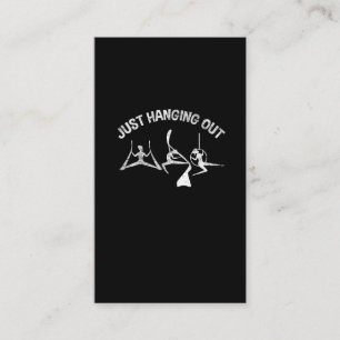 Aerial Yoga Gymnastic Artist Dance Aerialist Girl Business Card