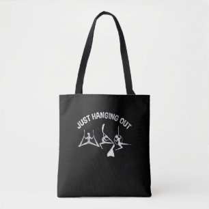 Aerial Yoga Gymnastic Artist Dance Aerialist Girl Tote Bag