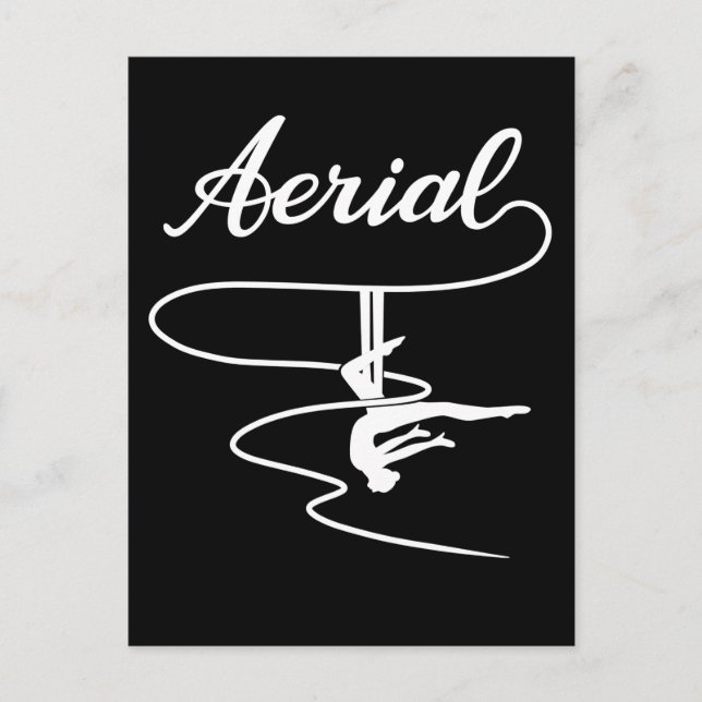 Aerial Yoga Women Aerial Silks Aerialist Postcard (Front)