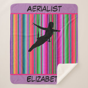 Aerialist Aztec Trapeze Sherpa Blanket
