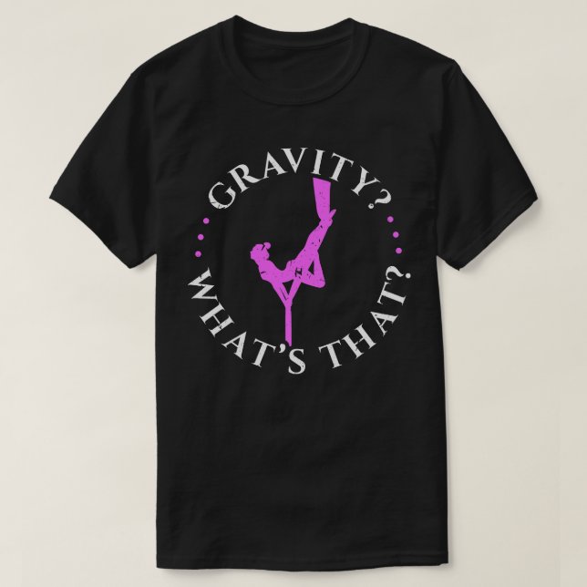 Aerialist Gravity Aerial Gymnastic Silk Aerial Yog T-Shirt (Design Front)