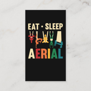 Aerialist Women Aerial Yoga Silks Business Card