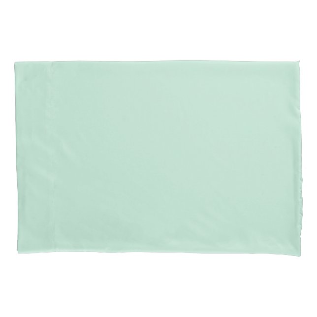Aero blue	(solid colour)  pillowcase (Front)