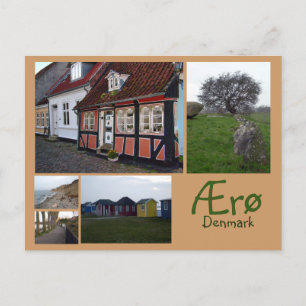 Ærø Collage Postcard