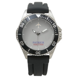 aero man . cool watch with his name