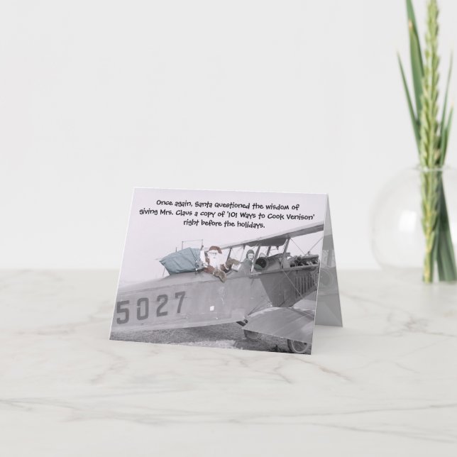 Aero Santa! - Note Card (Front)