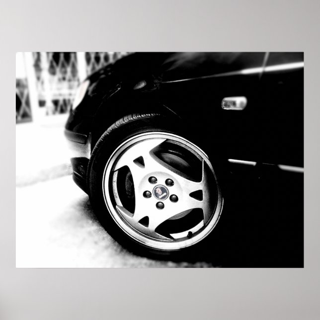 Aero wheel - Saab 9-5 Poster (Front)