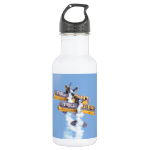 Aerobatic Biplanes In Flight 532 Ml Water Bottle