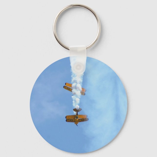 Aerobatic Biplanes Key Ring (Front)