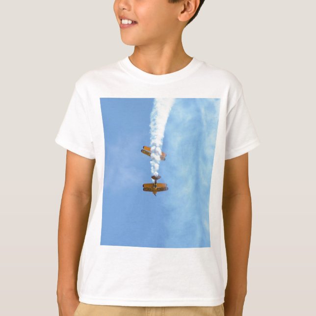 Aerobatic Biplanes T-Shirt (Front)
