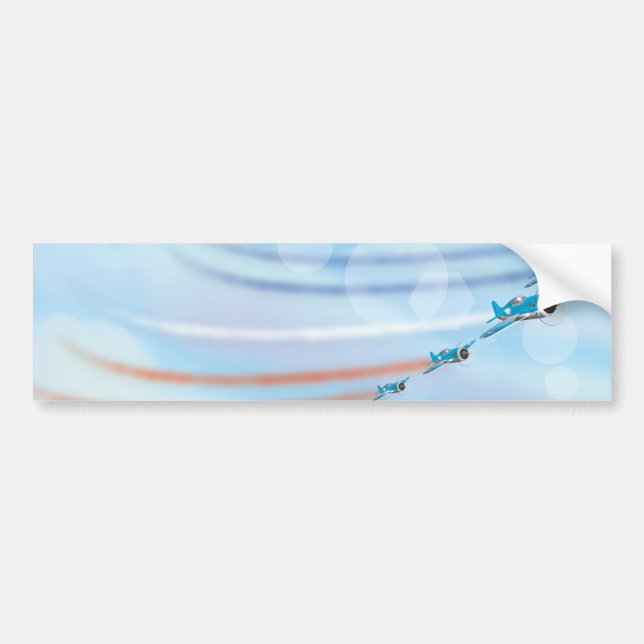 Aerobatics Display Team Bumper Sticker (Front)