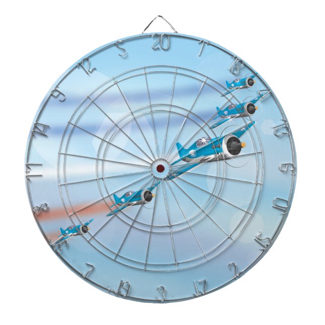 Aerobatics Display Team Dartboard (Front)