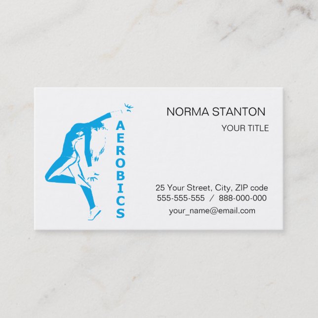 Aerobics Business Card (Front)