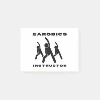 Aerobics Instructor Post-it Notes