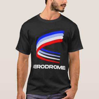 Aerodrome White letters T-Shirt