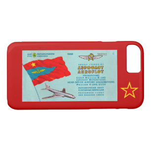 Aeroflot Passenger Ticket iPhone 8/7 Case