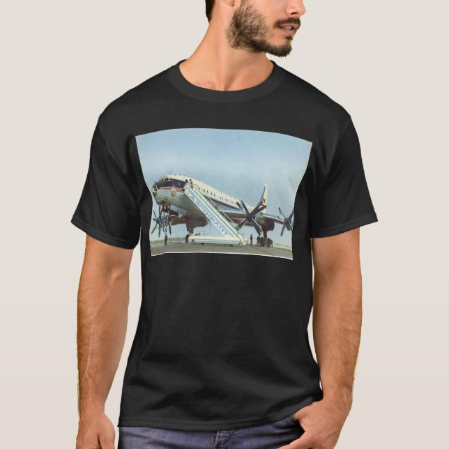 Aeroflot Tu 114 AIRLINER T-Shirt (Front)