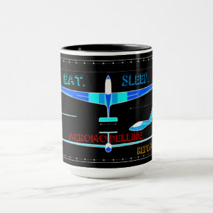 Aeromodelling Aeroplane Design Mug