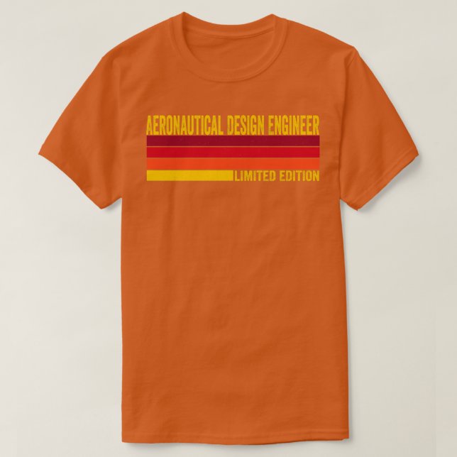 Aeronautical Design Engineer T-Shirt (Design Front)