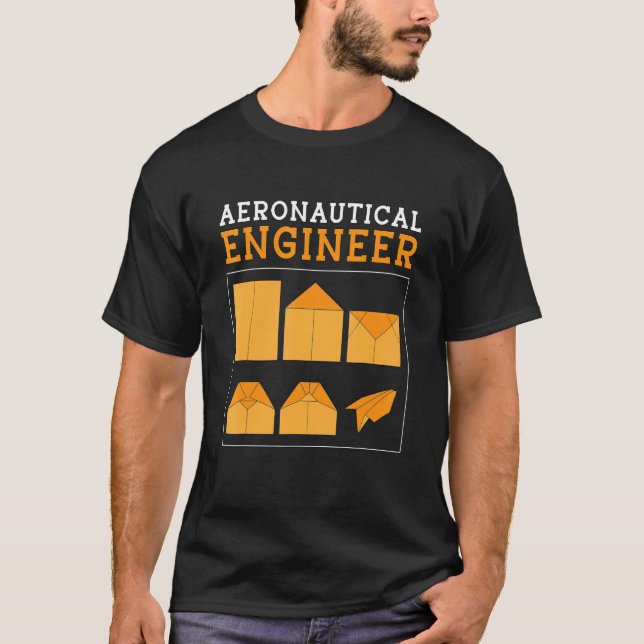 Aeronautical Engineer Engineering Rocket Aerospace T-Shirt (Front)