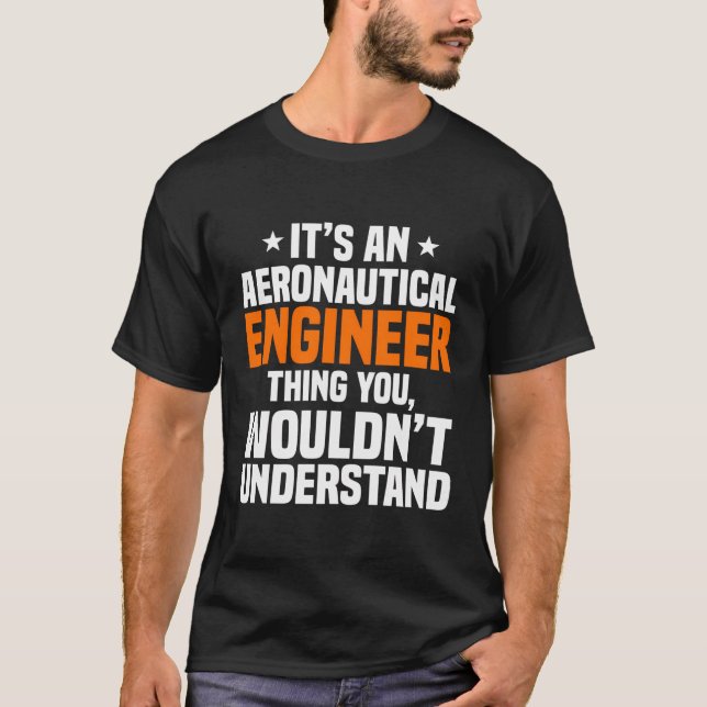 Aeronautical Engineering Aircraft Aerospace Astron T-Shirt (Front)