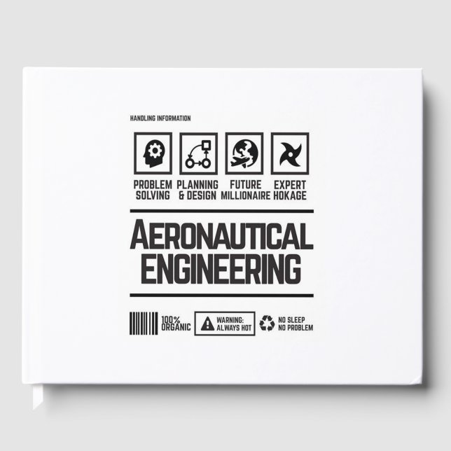 aeronautical engineering guest book (Front)
