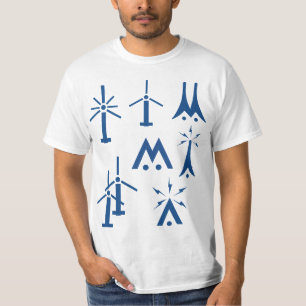 Aeronautical Symbols Chart Pilot Drone T-Shirt