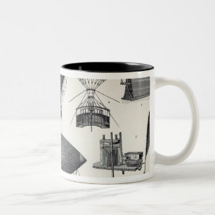 Aeronautics - Aerial Machines Two-Tone Coffee Mug
