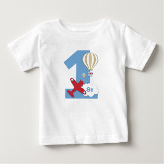 Aeroplane 1st birthday shirt