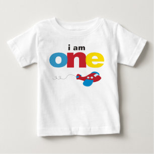 Aeroplane 1st Birthday T-shirt Toddler Baby Kid
