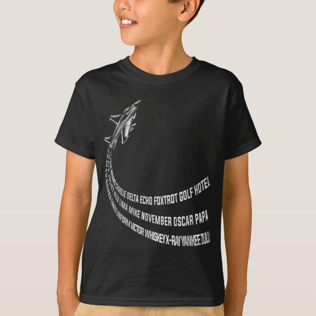Aeroplane Airport Pilot T-Shirt (Front)