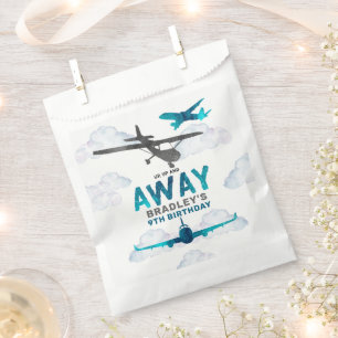Aeroplane Aviation Any Age Birthday Party Favour Bags