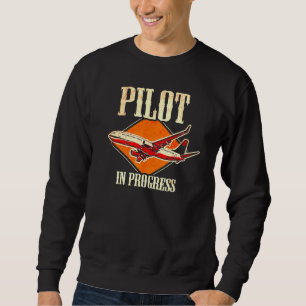 Aeroplane Aviation Flying Pilot 3 Sweatshirt