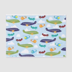 Aeroplane Aviation Theme Tissue Paper