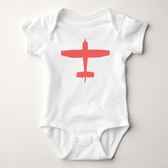 Aeroplane Baby Bodysuit (Front)