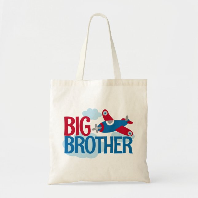 Aeroplane Big Brother Tote Bag (Front)