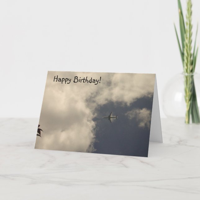 Aeroplane Birthday Card! Card (Front)