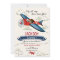 Aeroplane Birthday Invitation Vintage Time Flies