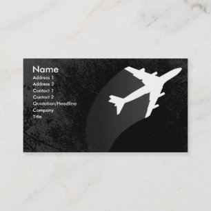 Aeroplane Business Card