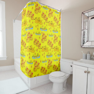 Aeroplane childrens shower curtain