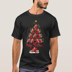 Aeroplane Christmas Tree Lights  Aeroplane Xmas T-Shirt