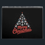 Aeroplane Christmas Tree Pilot Calendar<br><div class="desc">Aeroplane Christmas Tree Pilot</div>