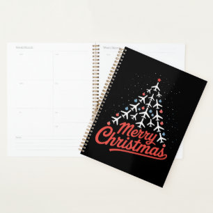 Aeroplane Christmas Tree Pilot Planner