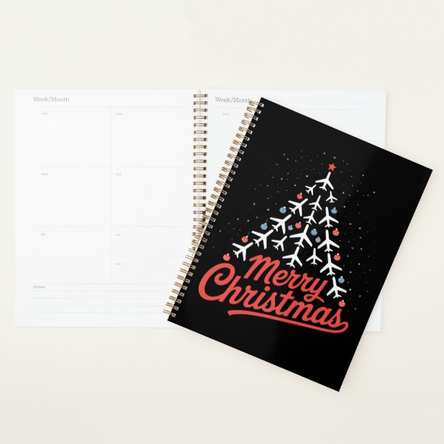 Aeroplane Christmas Tree Pilot Planner (Display)