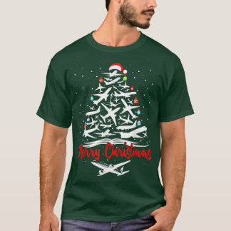 Aeroplane Christmas Tree ts  T-Shirt