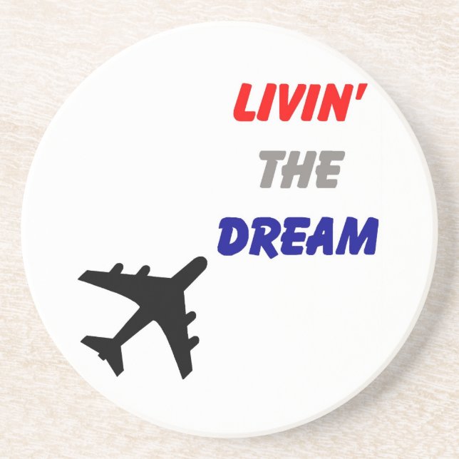 Aeroplane Coasting Dreams Coaster (Front)