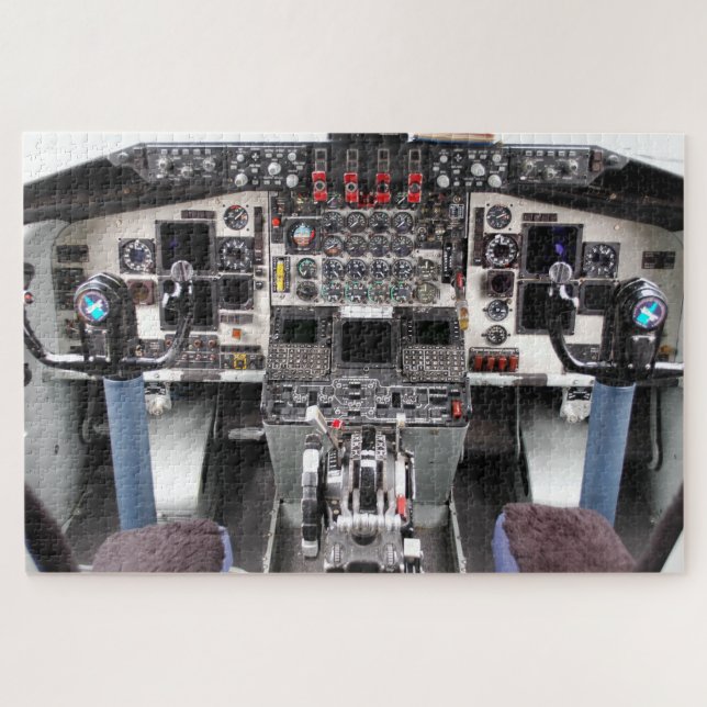 aeroplane cockpit jigsaw puzzle (Horizontal)